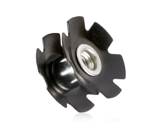 Star nut for fork tube install