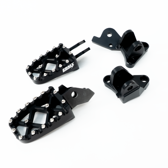 EBMX Competition Foot Pegs and Mounts for Ultra Bee