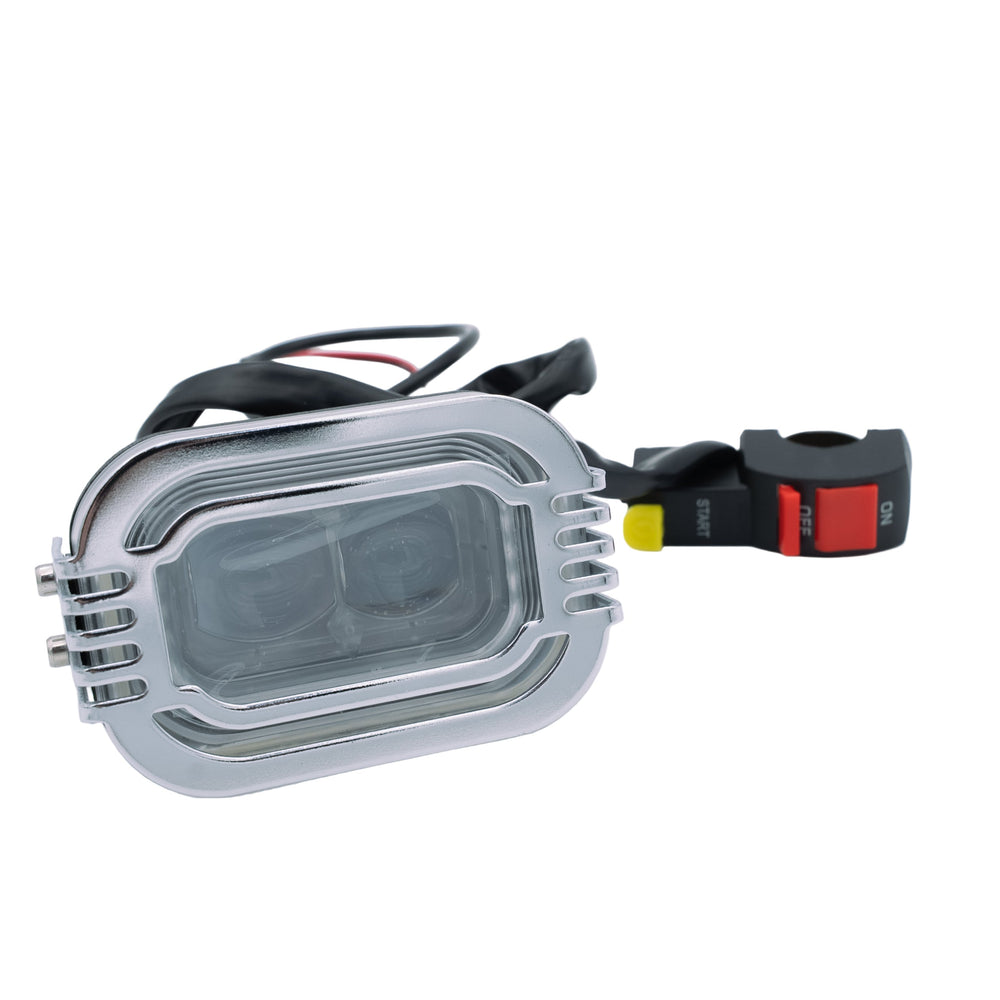 Retro Chrome Headlight