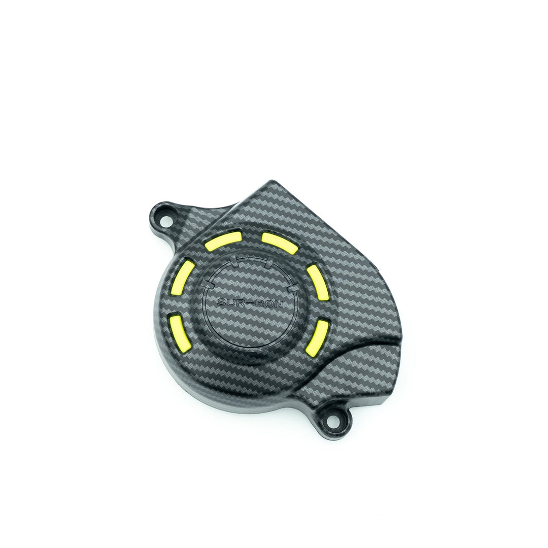 Simulated Matte Carbon Fiber Motor Cover