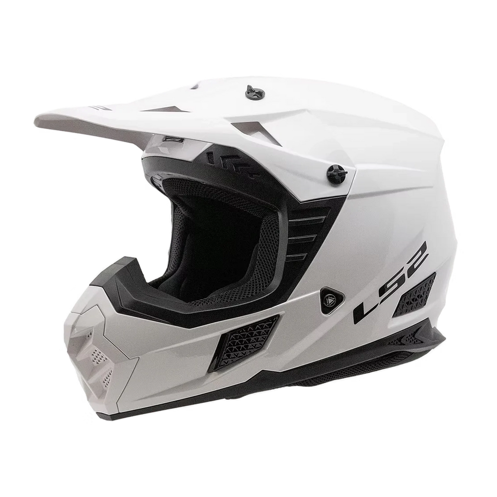 LS2 COZ Helmet – Matte Black / Gloss White