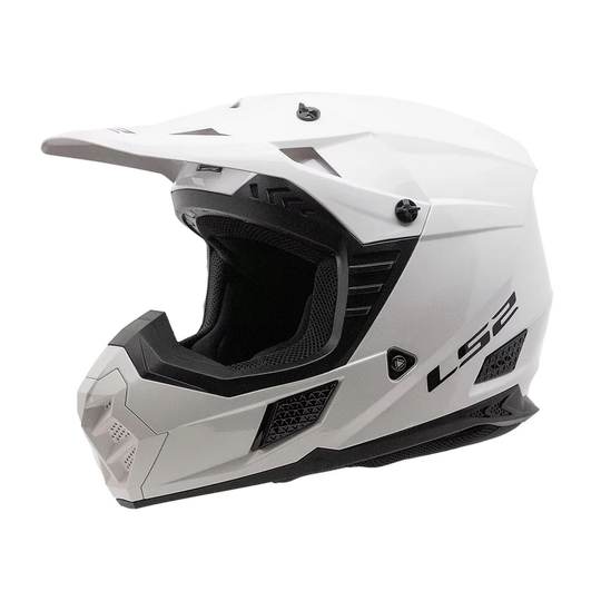 LS2 COZ Helmet – Matte Black / Gloss White