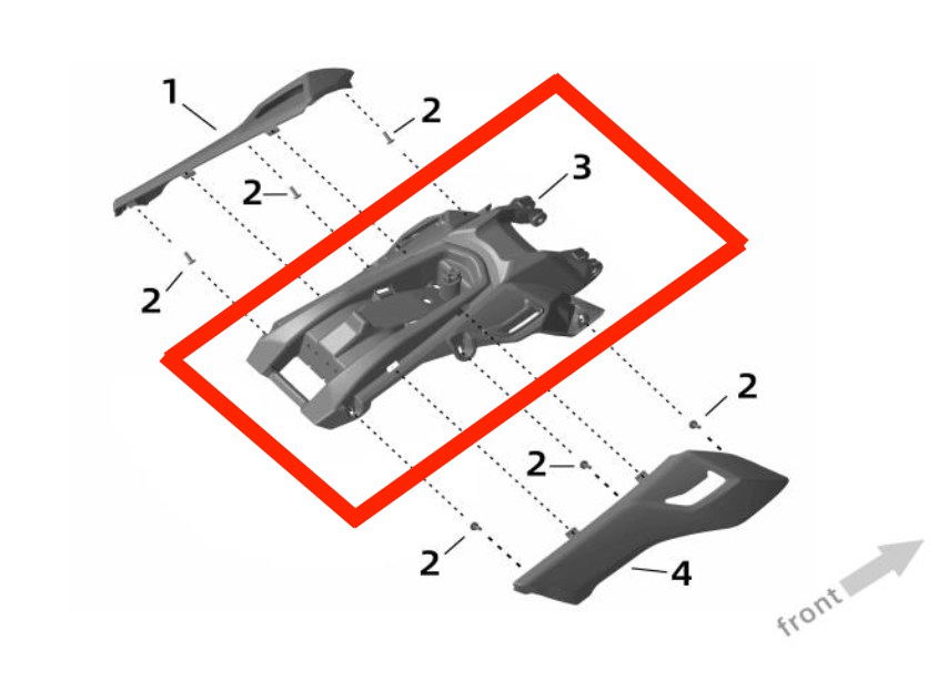 Surron Ultra Bee - OEM Battery Lid