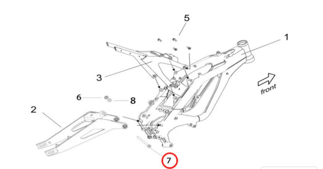 Surron Light Bee - OEM Jackshaft Axle