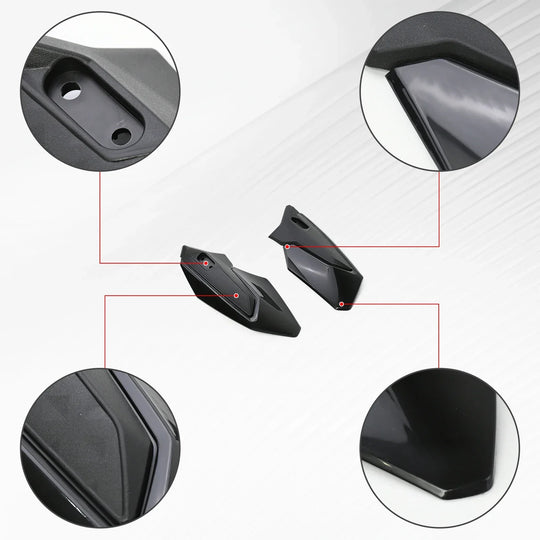 Surron Ultra Bee – Left and Right Hand Guard Windshield – Black | OEM