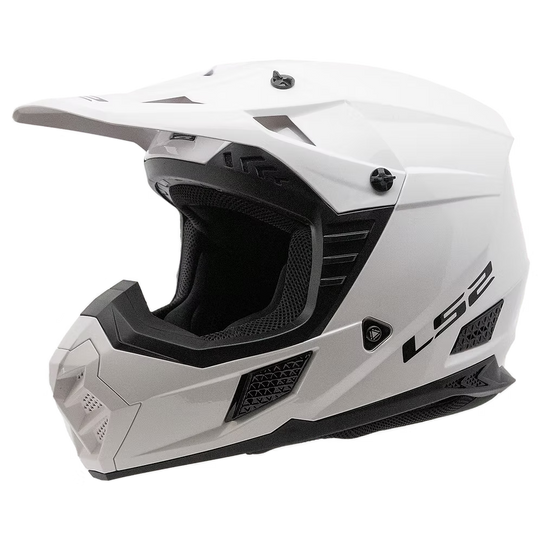 LS2 COZ Helmet – Matte Black / Gloss White