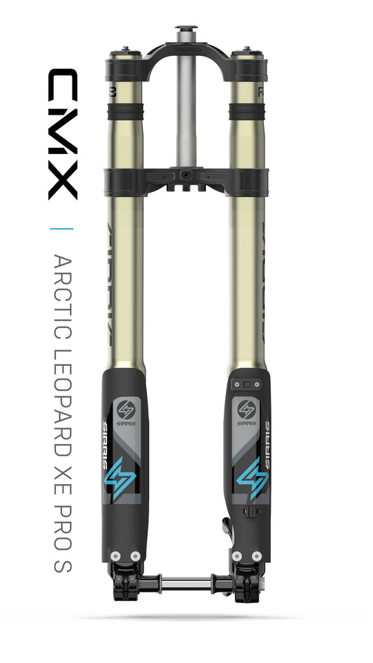 F43 CMX Tune | Tool Free LSC | 220 mm Travel | Arctic Leopard XE Pro S