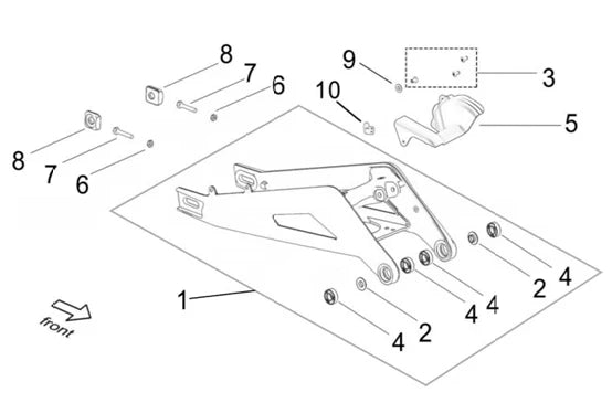 Surron Light Bee - OEM Jackshaft Cover
